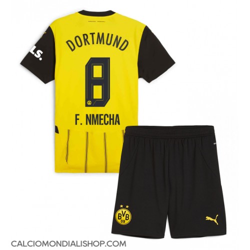 Maglie da calcio Borussia Dortmund Felix Nmecha #8 Prima Maglia Bambino 2024-25 Manica Corta (+ Pantaloni corti)